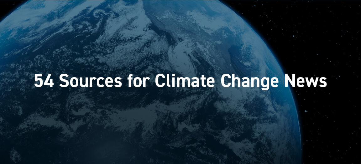 image of 54 Great Sources for Climate Change News
