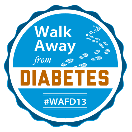 Walk Away from Diabetes Badge 1