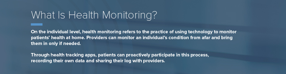 What is health monitoring